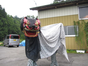 若宮神社の獅子