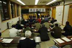 町議会報告会の様子